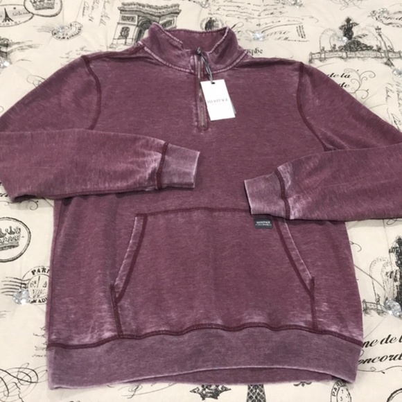 HERITAGE Report Collection Quarter Zip Sweatshirt - Picture 8 of 8